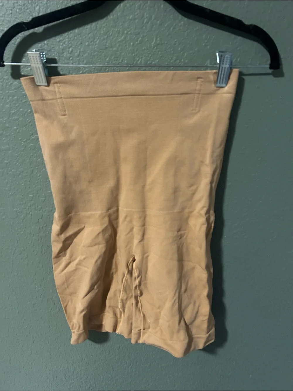 Tan Empetua nylon & spandex shapewear shorts in XL-2x #empetua #basics